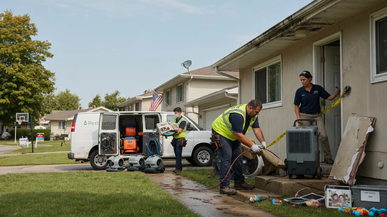 Water Damage Restoration in Grandview, IN near me